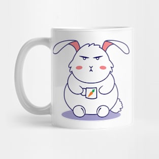 Angry Depressed Bunny Mug